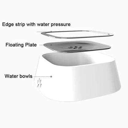 Anti-Spill Floating Pet Water Bowl – Non-Wetting, No-Mess Drinking Solution for Dogs & Cats
