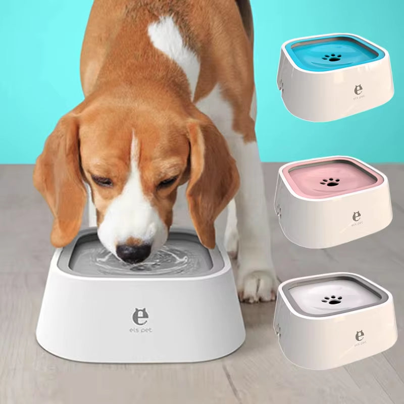 Anti-Spill Floating Pet Water Bowl – Non-Wetting, No-Mess Drinking Solution for Dogs & Cats