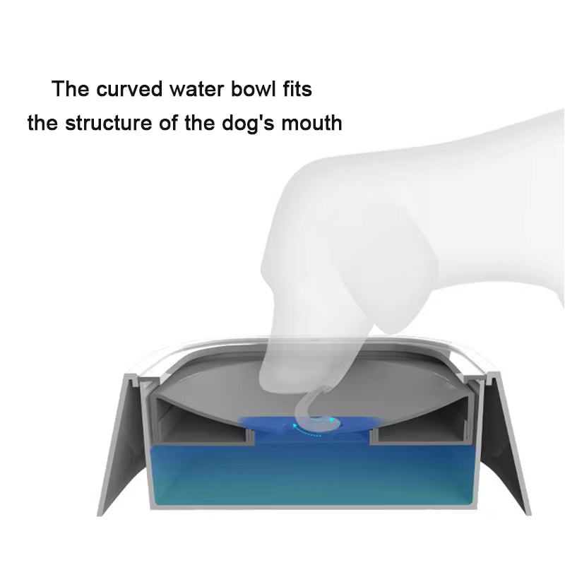 Anti-Spill Floating Pet Water Bowl – Non-Wetting, No-Mess Drinking Solution for Dogs & Cats